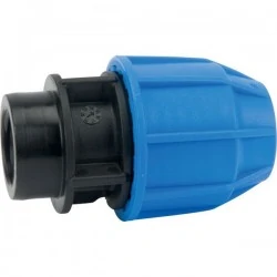 RACCORD TUYAU PE FEMELLE FILET 1/2'' TUYAU 16 MM 