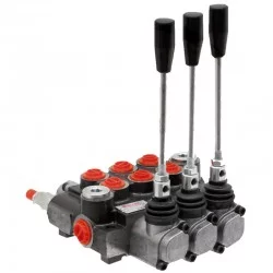 DISTRIBUTEUR MONOBLOC 40 L/MIN 3 ELEMENTS DOUBLE EFFET 