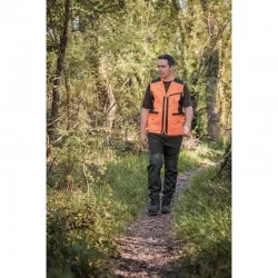 GILET ORANGE TREELAND T253 