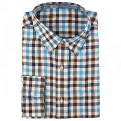 CHEMISE CARREAUX BLEU SOMLYS 512 