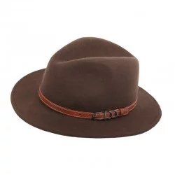 CHAPEAU LAINE MARRON CLAIR SOMLYS 983 