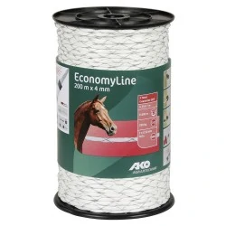 CORDELETTE DE CLOTURE  DIAM 4 MM - 2 CONDUCTEURS 200 M 