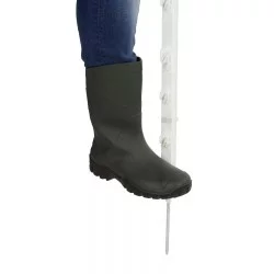 PIQUET PVC HAUTEUR TOTALE 105 CM POINTE 18 CM 