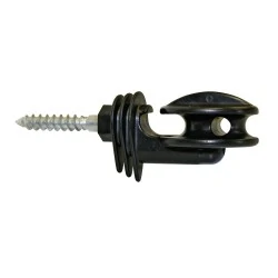 ISOLATEUR D'ANGLE POUR CORDELETTE A VISSER 6 PIECES 
