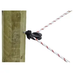 ISOLATEUR D'ANGLE POUR CORDELETTE A VISSER 6 PIECES 