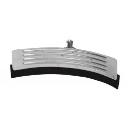 RASCHIETTO PER SCREMATURA E LETAME IN MEZZO CERCHIO ZINCATO PER MANICO DA 32 MM LARGHEZZA 58 CM