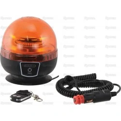 GYROPHARE A LED RECHARGEABLE, MAGNETIQUE, 12 / 24 V