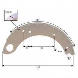 BRAKE SHOE SET