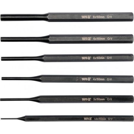 6-TEILIGES PIN-JAGD-SET 1,5 - 3 - 4 - 5 - 6 - 8 MM