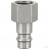 RACCORD PNEUMATIQUE RAPIDE FILET FEMELLE BSP 3/8'' 