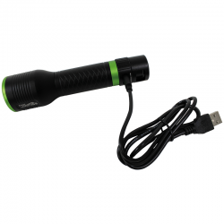 LAMPE TORCHE ALUMINIUM RECHAGEABLE - ECLAIRAGE LED 1000 LM 