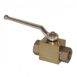 VANNE HYDRAULIQUE A BILLE 2 VOIE FEMELLE / FEMELLE 3/8'' BSP 