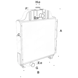 RADIATEUR POUR RENAULT - 7700651603 
