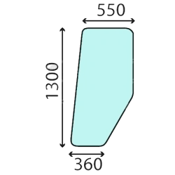 VITRE DE PORTE DROITE OU GAUCHE POUR RENAULT 7700017134 
