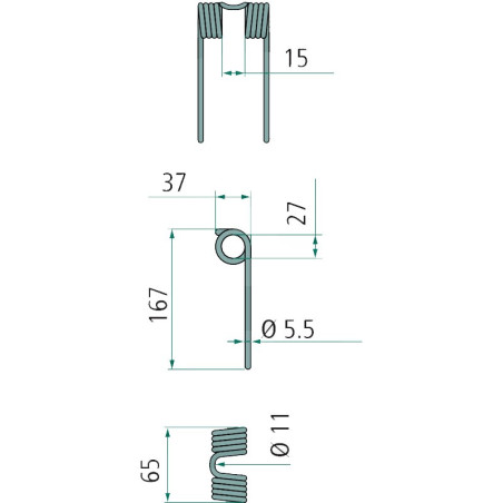 DENT DE PICK UP 4 SPIRES - 16618868.86 