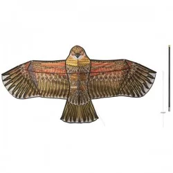 EFFAROUCHEUR EN FORME D'AIGLE AVEC MAT DE 3,70 M 