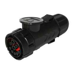 FICHE DE PRISE ISOBUS (IBIC) 9P/12V - ACTIVE SECTION DE FILS 6MM² CONNECTEUR COTE MACHINE-OUTILS (ACTIVE) ISO 11783-2 