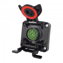 SOCLE DE PRISE ISOBUS (IBBC) 9P/12V - PASSIF CONNECTEUR COTE TRACTEUR (PASSIF CM) - ISO 11783-2 