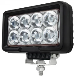PHARE DE TRAVAIL A LEDS  80 WATTS - 7200 LUMENS - 12/24V CONNEXION PRISE DEUTSCH 