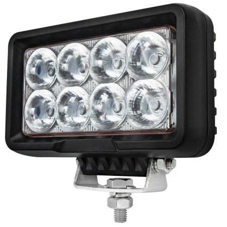 PHARE DE TRAVAIL A LEDS  80 WATTS - 7200 LUMENS - 12/24V CONNEXION PRISE DEUTSCH 