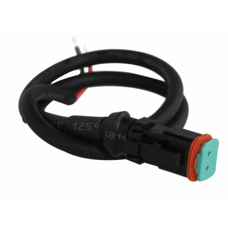 PHARE DE TRAVAIL A LEDS  80 WATTS - 7200 LUMENS - 12/24V CONNEXION PRISE DEUTSCH 