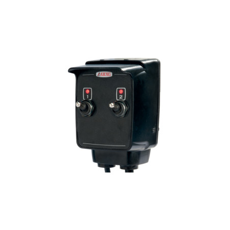 BOITIER DE COMMANDE 2 INTERRUPTEURS POUR 2 ELECTROVANNES 