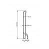 TUBE D'EXTENSION VERTICAL POUR CNH - 5091485 