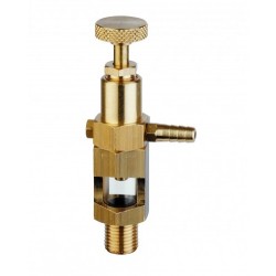 ROBINET GRAISSEUR GOUTE A GOUTE POUR POMPE A VIDE 1 SORTIE 1/4" 