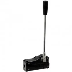 LEVIER DE COMMANDE POUR DISTRIBUTEUR HYDRAULIQUE CABLE AVEC FOURCHE 