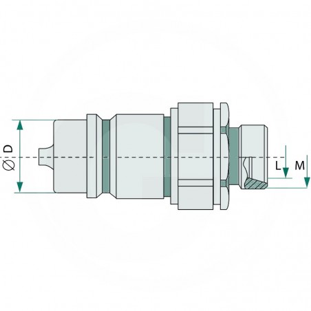 COUPLEUR EURO MALE - FILETAGE MALE M14 X 1,5 
