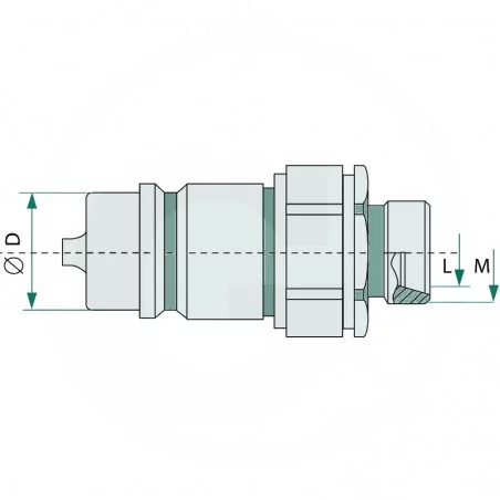 COUPLEUR EURO MALE - FILETAGE MALE M18 X 1,5 COUPLEUR EURO MALE - FILETAGE MALE M18 X 1,5