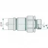 COUPLEUR EURO MALE - FILETAGE MALE M18 X 1,5 COUPLEUR EURO MALE - FILETAGE MALE M18 X 1,5