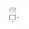 PHARE DE TRAVAIL A LED FLUX LARGE - 9 LEDS - 2750 LM PHARE DE TRAVAIL A LED FLUX LARGE - 9 LEDS - 2750 LM