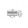 RAMPE D'ECLAIRAGE LED 1390 MM - 300 W - 5300 LUMENS 
