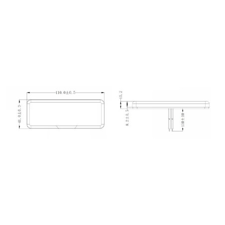 SIDE POSITION LIGHT (WITH FIXING FLANGE) 
