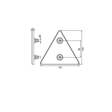 CATADIOPTRE TRIANGULAIRE 
