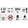 GENERATEUR 4.25KW+ 400V GENERATEUR 4.25KW+ 400V