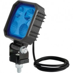 PHARE DE TRAVAIL LED BLEU POUR PULEVE - 9W - 1000 LUM 
