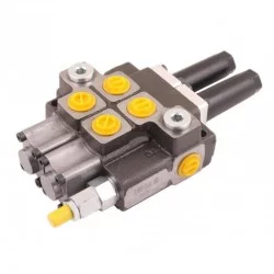 DISTRIBUTEUR MONOBLOC 80 L/MIN - COMMANDE PAR CABLE 2 ELEMENTS DOUBLE EFFET 