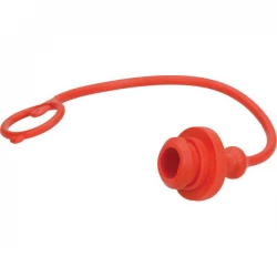 BOUCHON MALE ROUGE POUR COUPLEUR HYDRAULIQUES 