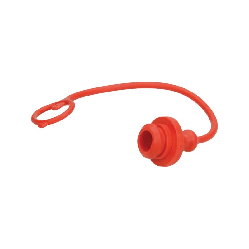BOUCHON MALE ROUGE POUR COUPLEUR HYDRAULIQUES 
