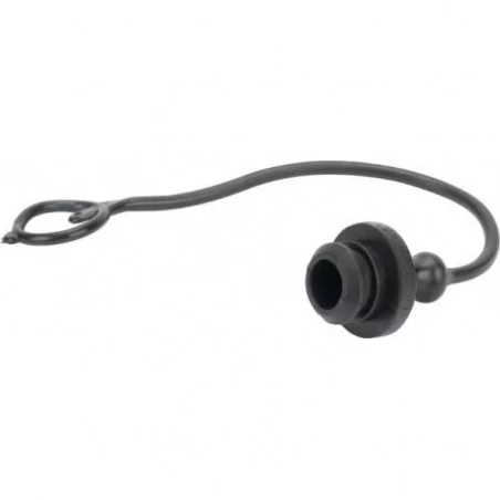 BOUCHON MALE NOIR TM12 POUR COUPLEUR HYDRAULIQUES 