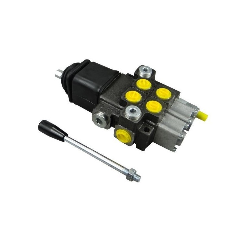 DISTRIBUTEUR MONOBLOC 40L/MIN - 1 JOYSTICK - 2 DOUBLE EFFETS 