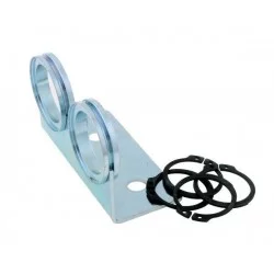 KIT SUPPORT POUR 2 COUPLEURS FEMELLE EURO 