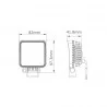 PHARE DE TRAVAIL LED AVEC INTERRUPTEUR ON/OFF ARRIERE 