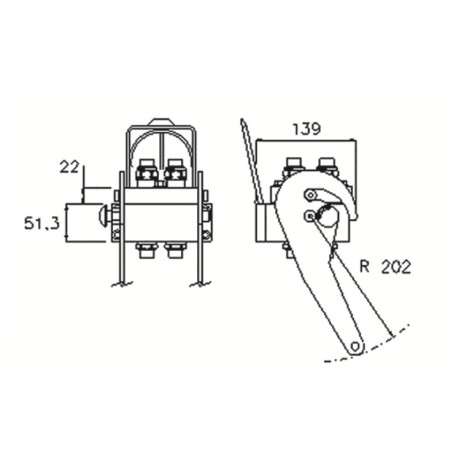COUPLEUR MULTI FASTER 4 VOIES - DN10 - 3/8 BSP PARTIE FIXE 