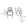 COUPLEUR MULTI FASTER 4 VOIES - DN10 - 3/8 BSP PARTIE FIXE 