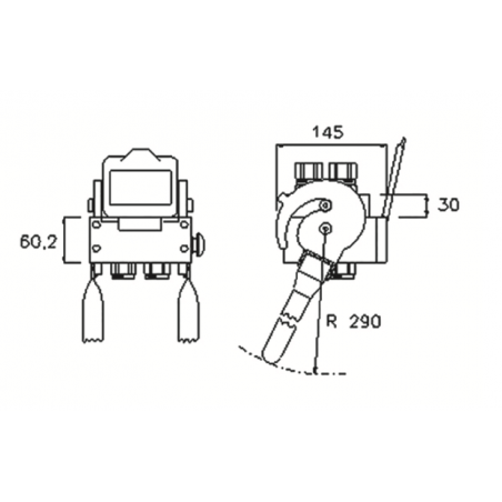 COUPLEUR MULTI FASTER 4 VOIES - DN12 - 1/2 BSP PARTIE FIXE 
