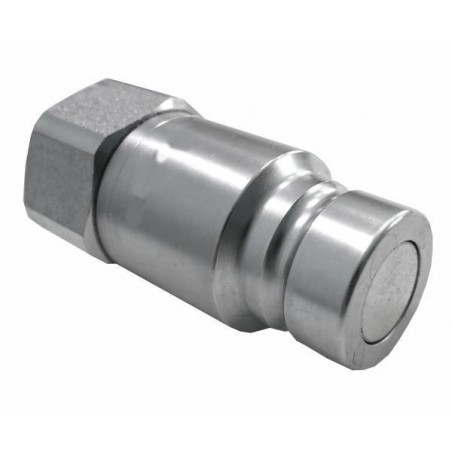 COUPLEUR HYDRAULIQUE A FACE PLANE MALE - FILET FEMELLE 1/2 