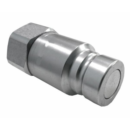 COUPLEUR HYDRAULIQUE A FACE PLANE MALE - FILET FEMELLE 1 POUCE 